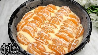 Se hai Mandarini 🍊 fai questa deliziosa TORTA facile e veloce! Incredibilmente BUONISSIMA ASMR#