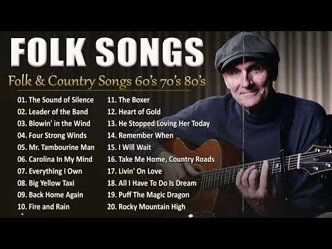 Best Folk Songs Of All Time 🌾 Folk & Country Songs Collection 🎸 Beautiful Folk Songs
