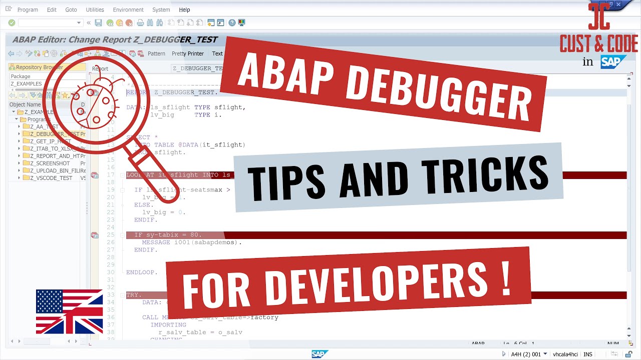 ABAP Debugger - Helpful Tips and Tricks for Developers english