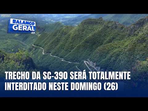 Serra do Rio do Rastro terá interdição total neste domingo