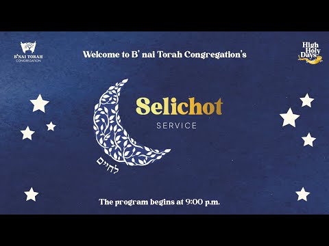 Selichot Service 2023