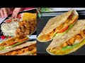 Chicken Tortilla Wrap Recipe|Chicken Cheese Wrap| #tortillasandwich @cookinginsidethekitchen3435