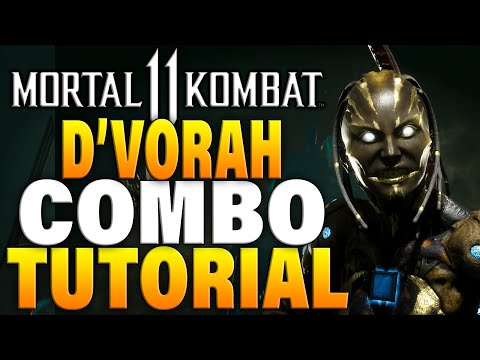 Mortal Kombat 11 D'Vorah Combos - MK11 D'Vorah Combo Tutorial