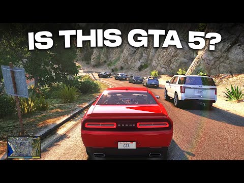 I Remastered GTA 5 with 100 INSANE Mods!