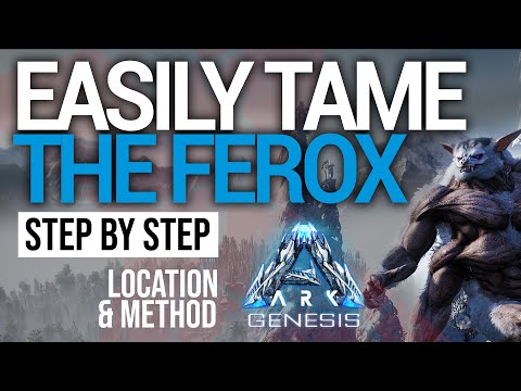 HOW TO TAME A FEROX! Spawn Location & Method: ARK Genesis (2020)