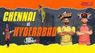 CSK vs SRH - Chennai Super Kings vs Sunrisers Hyderabad IPL 16 Real Cricket 22 Live Match Stream