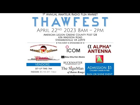 1'st Annual Thawfest 2023