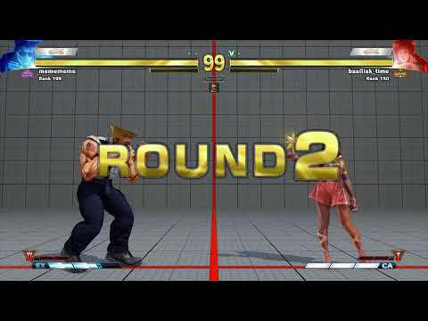 SFV~ Guile (Diago Umehara) vs. Menat (basilisk_time) HD 2