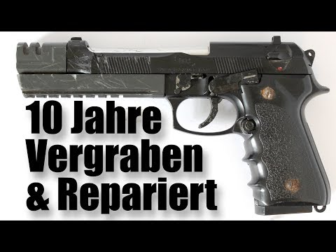 Für 10 Jahre vergrabene Softair wird repariert - HFC 92F Elite Super Elitist | Grasyl