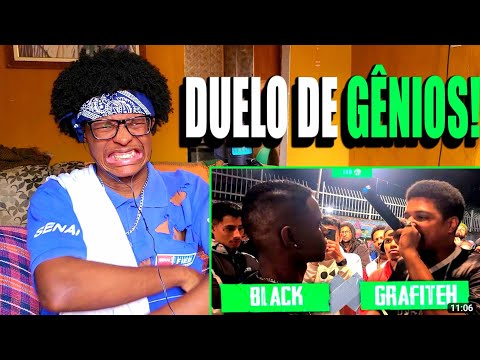 (ATÉ A ULTIMA PUNCH 🔥)GRAFITEH x BL4CK | React [GRANDE FINAL - BATALHA DA ARTE 140°]