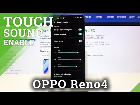 How to Enable Touch Sounds in OPPO Reno 4 – Find Touching Sounds Options