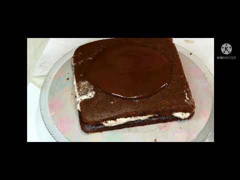 Dark chocolate ganache recipe  - cake decoration - by Kuldeep's kitchen
