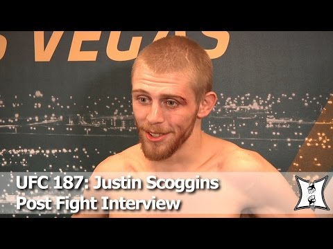 UFC 187: Justin Scoggins Couldn’t Believe His Kicks Weren’t Stopping Sampo