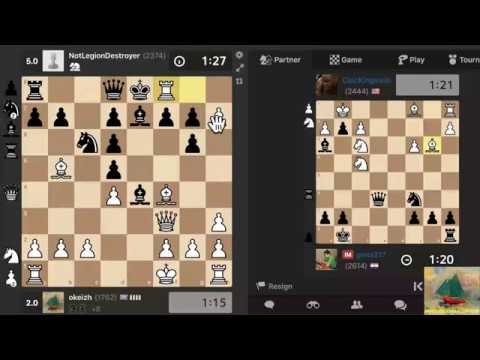 Bughouse with gsvc! okei-gsvc vs LegionDestroyer-Kingswitcher