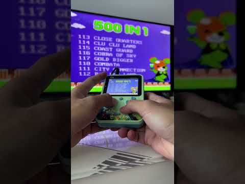 G5 Retro Handheld Game Console - 500 Built-In Games for Kids | Classic Fun