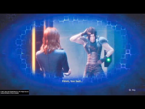 Crisis Core: FFVII Reunion, Zack asks Cissnei if she wants to have dinner with him (DMW Memory)