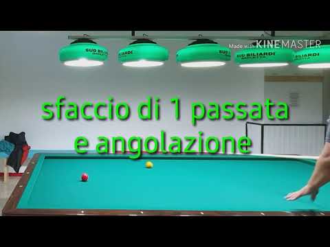 Biliardo 5 birilli. Allenamento Tiri inusuali.