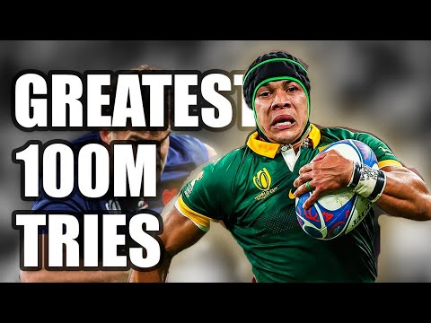 Greatest 100m Rugby Tries of All Time | Rugby Highlights 2025