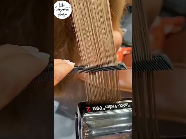 جهاز ازالة أطراف الشعر المتقصفة والتالفة