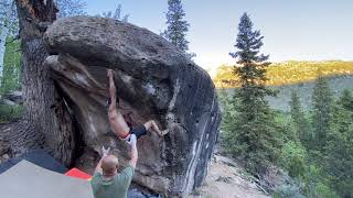 Video thumbnail of Cook the Patty, V6. Joe's Valley