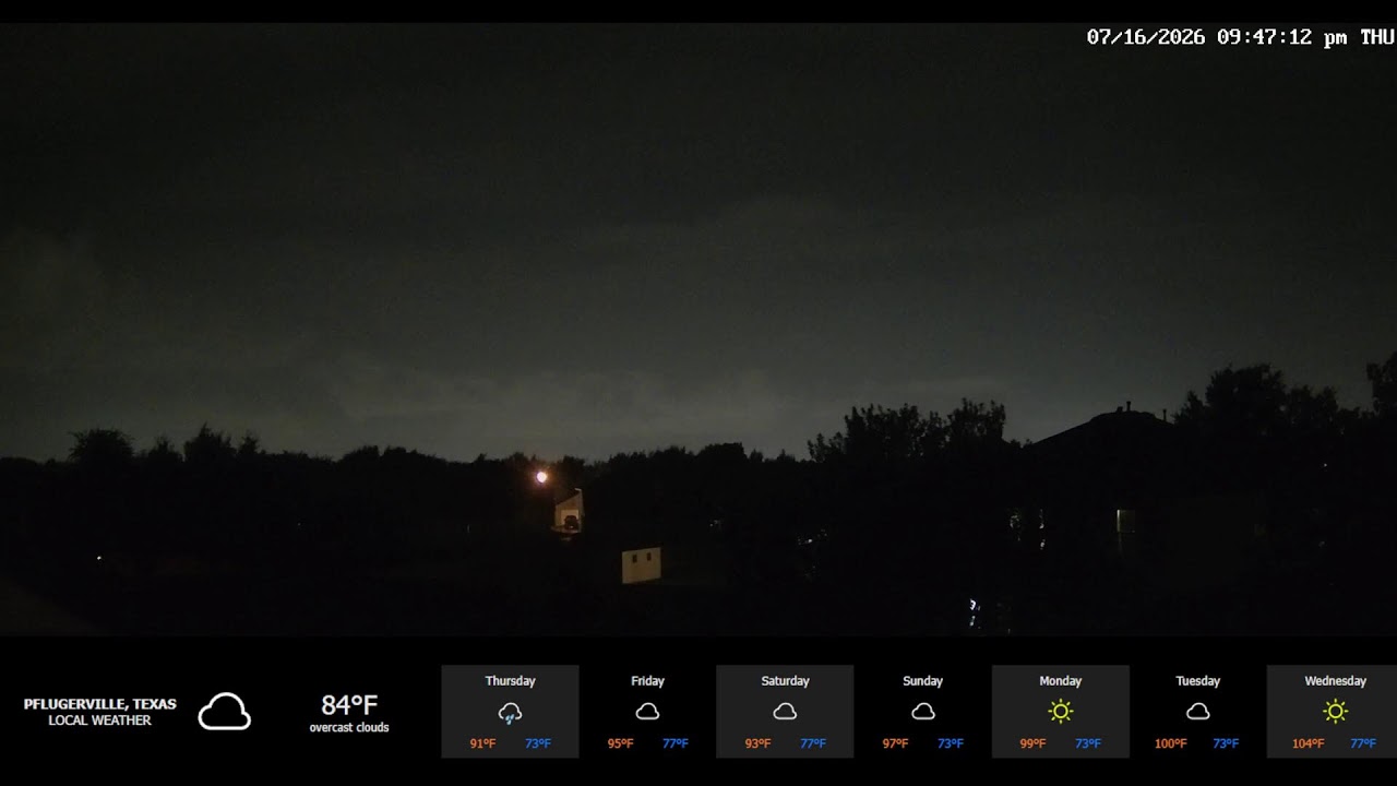 Live webcam view of Cielo y Horizonte de Pflugerville