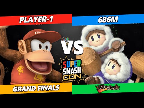 SSC 2023 GRAND FINALS - Player-1 (Diddy Kong) Vs. 686M (Ice Climbers) Smash Brawl Tournament