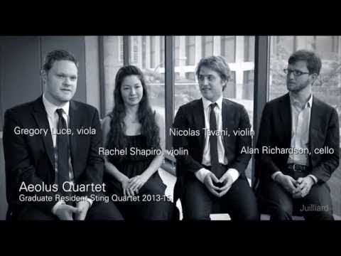 Juilliard Snapshot: Aeolus Quartet on Musical Focus
