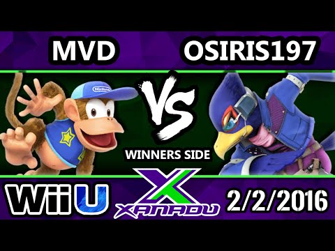 S@X 135 - PG | MVD (Diddy Kong) Vs Nio | Osiris (Falco) SSB4 Tournament - Smash Wii U - Smash 4