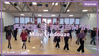Fools Rush In - Line Dance (Demo &amp; Tuto EN/FR)
