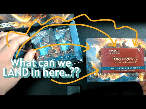 Magic the Gathering Lord of the Rings Set Booster Box Opening