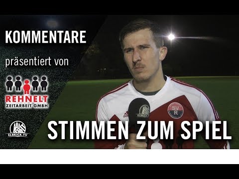 Stimmen | Rugenbergen - Victoria Hamburg (14. Spieltag, Oberliga) | Präsentiert von Rehnelt