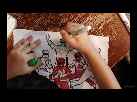 power ranger  coloring pages