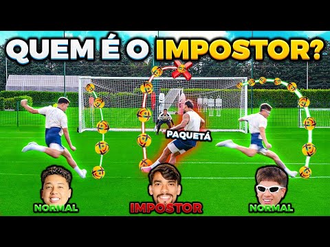 IMPOSSÍVEL DESCOBRIR QUEM CHUTOU PRA ERRAR!! Ft. LUCAS PAQUETÁ 😱 DESAFIO DO IMPOSTOR 