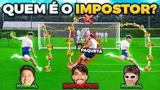 IMPOSSÍVEL DESCOBRIR QUEM CHUTOU PRA ERRAR!! Ft. LUCAS PAQUETÁ 😱 DESAFIO DO IMPOSTOR 
