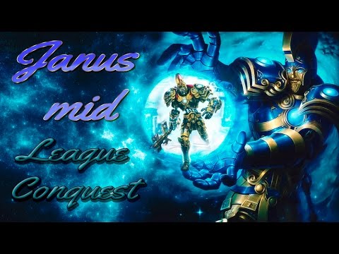 SMITE! Un jungla en mid -_-!!!, Janus Mid, Conquest Liga NA#.