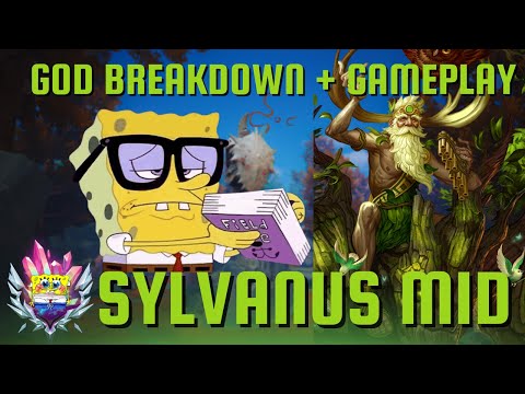 NEW GOD SYLVANUS, ABILITIES BREAKDOWN AND GAMEPLAY - Mid Smite 2