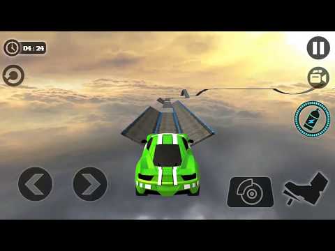 Impossible Stunt Car Tracks 3D Green Vehicle Driving - Android GamePlay  HD 2019