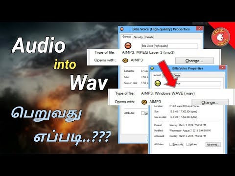 How to Convert Audio into WAV