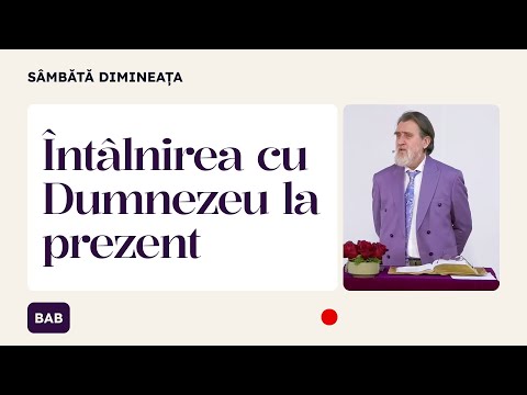 Întâlnirea cu Dumnezeu la prezent | Iacob Coman