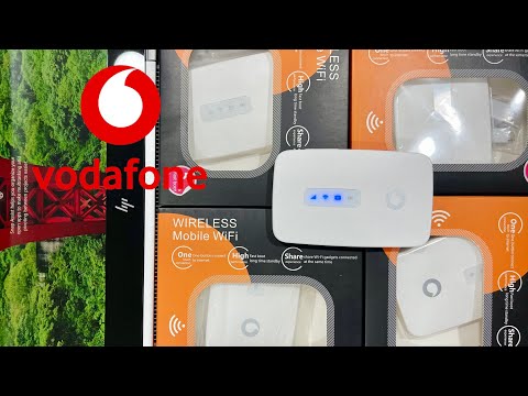 TCL Vodafone R218t 4G MiFi Unboxing, Setup and Connection.