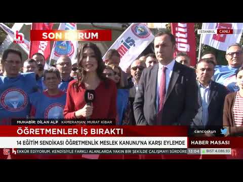 Genel Başkanımız Kadem Özbay, 2 Kasım`da gerçekleştirdiğimiz iş bırakma eylemi ile ilgili Halk Tv`de Can Coşkun`un sunduğu Haber Masası programına canlı yayın bağlantısı ile bağlandı.  | EĞİTİM İŞ