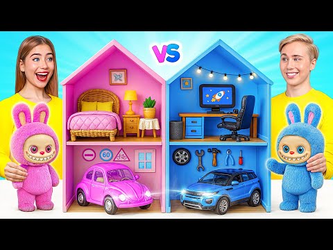 We Build Amazing Doll House for Labubu by Multi DO Girls