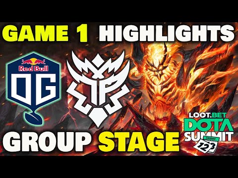 OG.Seed vs Thunder Predator Game 1 Highlights Dota Summit 12 Group Stage