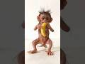 Cute Little Baby Monkey Eating Banana Cute Monkey Eating Baby