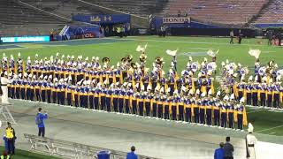 UCLA Marching Band performing  Pressure by Muse