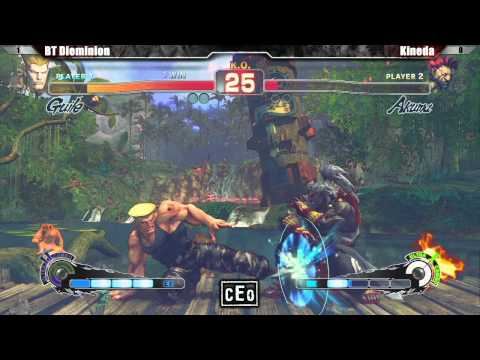 SSF4 AE2012 Top 24 BT Dieminion vs Kineda - CEO 2012 Tournament