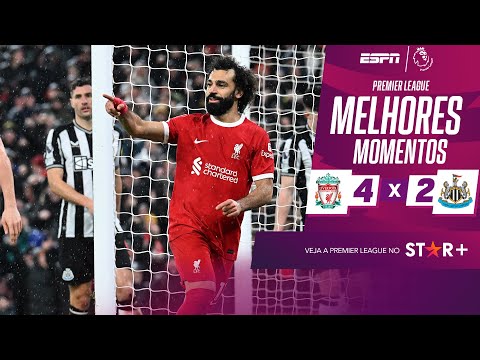 Gols e lances de Liverpool x Newcastle United