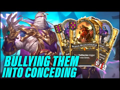 Bullied Them Into Conceding By Stealing Their Dongs | Dogdog Hearthstone Battlegrounds