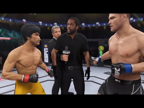 Bruce Lee vs Stipe Miocic (EA Sports UFC 4)