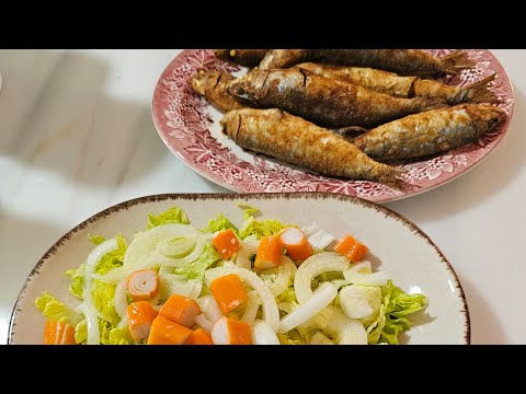 Hoy comemos sardinas fritas con aire andaluz #tiktoviral #vivebailando #cocina #tiktok #recetas